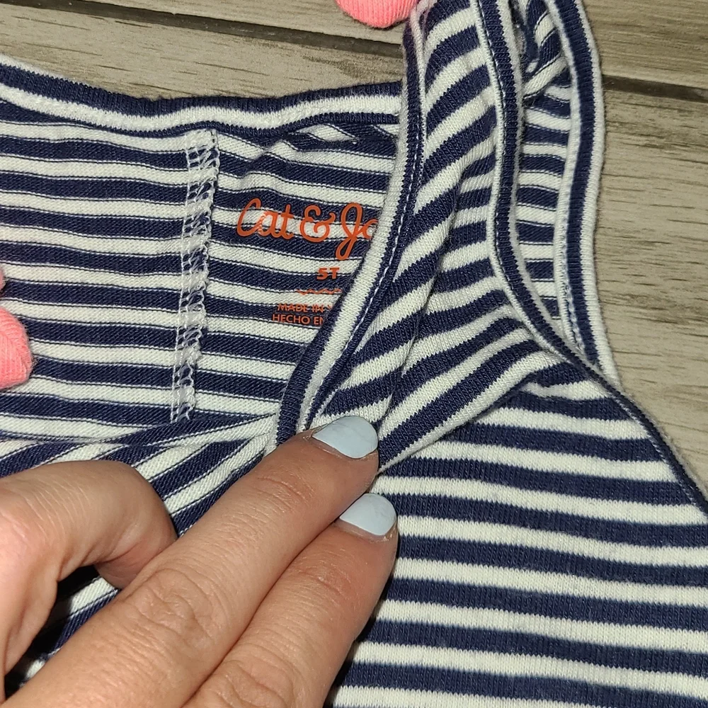 🍁Cat and Jack striped Tank dress☀️